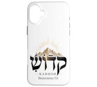 Kadosh Hebrew Holy Set Apart Mt Sinai Deuteronomy 7:6 Case for iPhone 16 Plus
