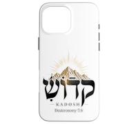 Kadosh Hebrew Holy Set Apart Mt Sinai Deuteronomy 7:6 Case for iPhone 16 Pro Max