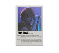 KADRTEBC Bon Jovi Canvas Wall Art Decor Living Room Modern Family Bedroom 12x18inch(30x45cm) Unframe-style