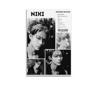 KADRTEBC Enhypen Orange Blood Niki Canvas Wall Art Decor Living Room Modern Family Bedroom 08x12inch(20x30cm) Unframe-style