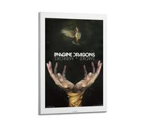 KADRTEBC Imagine Dragons Smoke Mirrors Canvas Wall Art Decor Living Room Modern Family Bedroom 08x12inch(20x30cm) Frame-style