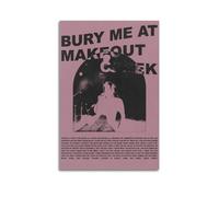 KADRTEBC Mitski Poster Bury Me At Makeout Creek Retro Cover Canvas Wall Art Decor Living Room Modern Family Bedroom 12x18inch(30x45cm) Unframe-style
