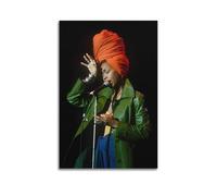 KADRTEBC Singers Erykah Badu Poster Canvas Wall Art Decor Living Room Modern Family Bedroom 08x12inch(20x30cm) Unframe-style