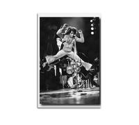 KADRTEBC Singers Poster James Brown Canvas Wall Art Decor Living Room Modern Family Bedroom 08x12inch(20x30cm) Unframe-style