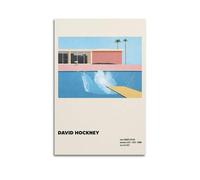 KADRTEBC The Bigger Splash - David Hockney Canvas Wall Art Decor Living Room Modern Family Bedroom 12x18inch(30x45cm) Unframe-style