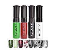 KADS 4pcs/set 10ml Nail Art Stamping Polish Nail Art Lacquer Beauty Nail Art Decoration Tools (17)