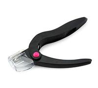 KADS Black Nail Scissors for False Nail Tips Acrylic Nail Art Shape False Nail Scissor Nail Nippers Clipper Cutter Manicure … (Black)