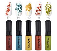 KADS Bundle of 5 Nail Stamping Polishes Nail Art Lacquer Polish (02)