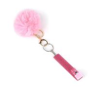 KADS Credit Card Puller, Acrylic Debit Bank Card Grabber for Long Nails ATM Keychain (Pink)