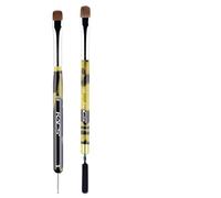 KADS Kolinsky Sable Brush 2 Way Acrylic Professional French Manicure Clean-up Brush Nail Art Brush Nail Dotting Pen (6#+10#)