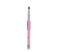 KADS Nail Art Brush Drawing Pen Pink Handle Soft Hair Nail Brush Painting Tools Nail Art (4#, Pink)