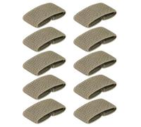 KADSXIYA 10 Pcs Elastic Nylon Tactically Belt Loop Keepers Belt Keepers Belt Backpack Straps Holder for 1.5 In, Army Green, As derailed discription