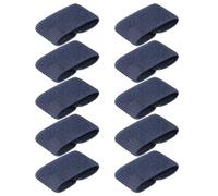 KADSXIYA 10 Pcs Elastic Nylon Tactically Belt Loop Keepers Belt Keepers Belt Backpack Straps Holder for 1.5 In, Navy Blue, As derailed discription