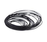 KADSXIYA 30 Pcs/set Mix Cassette Tape 0.7x0.7 mm 1x1 mm Replacement Rubber CD DVD Cassette Tape Recorder Turntable Strap Belts, Black, As derailed discription