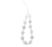 KADSXIYA Acrylic Phone Chain and Strap Butterfly Bead Phone Strap for Girls Teen Women, White, As detailed description