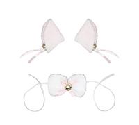 KADSXIYA Anime Party Costume Headwear Cute Hair Band with Bowtie Cute Cat Ear Shaped