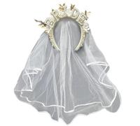 KADSXIYA Artificial Pearl Bride Crownpiece Women Headband Wedding Celebration Hairhoop