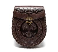 KADSXIYA Belt Pouches Waist Bag Fanny Pack Leather Medieval Leather Pouches Cellphone Holdre Holsters LARP Renaissance Costumes, FBG200CF, As derailed discription