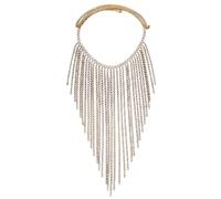 KADSXIYA Blingbling Crystal Face Chain Tassels Pageant Prom Club Princess Headwear