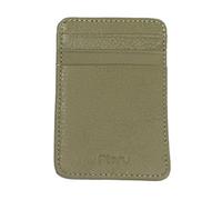 KADSXIYA Card Holder Multi-Slot Card Holder PU Leather Pocket Wallet Cash Holder, Green