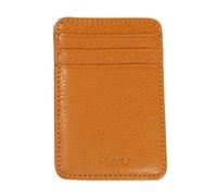 KADSXIYA Card Holder Multi-Slot Card Holder PU Leather Pocket Wallet Cash Holder, Yellow