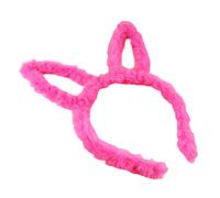 KADSXIYA Cartoon Furry Headband Rabbit Ears Headband Plush Hair Band for Women Girls