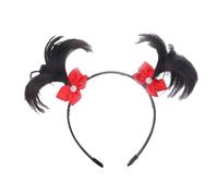 KADSXIYA Child's Braided Hairpiece Decoration With Bows for Ages 3 to 10 Easy Care