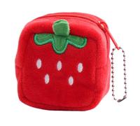KADSXIYA Coin Purse Wallet Fruit Shape Coin Bag for Women Small Key Bag Headset Pouch, Strawberry