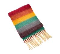 KADSXIYA Colorful Rainbow Fringe Children's Scarf Comfortable Long Muffler Neckerchief, Color No. 2, As derailed discription