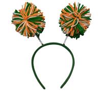 KADSXIYA Cosplay Cute Rainbow Pompoms Headband Woman Girls Makeup Washing Face Headband