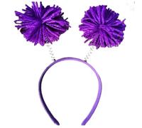 KADSXIYA Cosplay Cute Rainbow Pompoms Headband Woman Girls Makeup Washing Face Headband