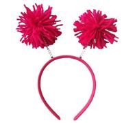 KADSXIYA Cosplay Cute Rainbow Pompoms Headband Woman Girls Makeup Washing Face Headband