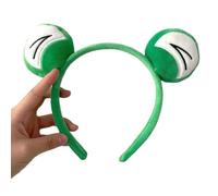 KADSXIYA Cosplay Party Cute Green Frog Headband Woman Girls Makeup Washing Face Headwear