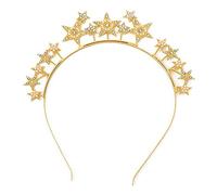 KADSXIYA Crystal Headband Hair Hoop Crown Vintage Pageant Prom Bridal for Wedding