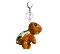 KADSXIYA Cute Plush Turtle Charm Keychain Sweet Pendant Car Keyring Backpack Decoration, Brown, Lobster clasp