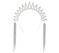 KADSXIYA Elegant Crystal Headband Queen Headpiece Bridal Wedding Hair Accessories