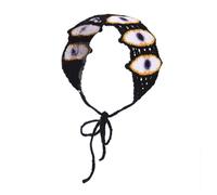 KADSXIYA Hot Girl Flower Pattern Hairband Crochet Ethnic Style Headband Adjustable Length