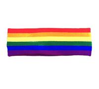 KADSXIYA Japanese Sweet Women Girls Knitted Wide Headband Rainbow Colorful Stripes Hairba