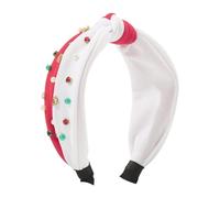 KADSXIYA Jeweled Beads Crystal Headdress Knotted Headwear for Girls Cartoon HairHoop