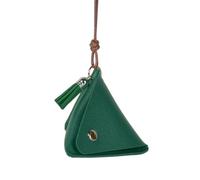 KADSXIYA Key Bag Soft Coin Pocket Portable PU Purse Small Change Wallet Headphone Bag, Green