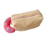 KADSXIYA Large Capacity Travel Carrying Cases Storage Box Korean Style Stationery Bag, Milky yellow