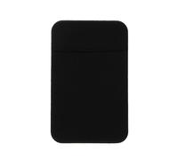 KADSXIYA Mobile Phone Credit Card Wallet Holder Pocket Stick-On Adhesive Elastic Tool, Black