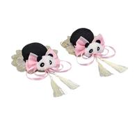 KADSXIYA Plush Panda Hair Clip Cute Decors Lolitas Cosplays Hairpin Hair Accessory