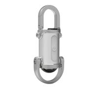 KADSXIYA Portable LED Work Light Keychain Pendant USB Rechargeable Flashlight Keyring for Camping Pocket Sized Key Chain Tool, Silver White, As derailed discription