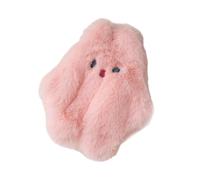 KADSXIYA Portable Wallet with Rabbit Shape Toiletry Storage Bag for Coins and Lipstick, Pink