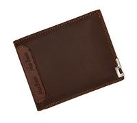 KADSXIYA PU Leather Credit Card Holder Bifold Wallet Business Money Coin Purse for Men, Light coffee