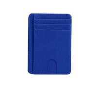 KADSXIYA PU Leather Credit Card Holder RFID Blocking Wallet Money for Case for Men Women, Blue