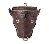 KADSXIYA Pu Medieval Fauxs Leather Belt Pouches Purse Middle Ages Portable Coin Purse, Khaki bag, As derailed discription