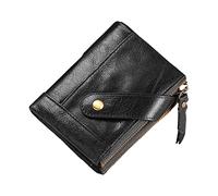 KADSXIYA RFID Blocking Bifold Flip Wallet Minimalist Vintage Front Pocket Wallets, Black