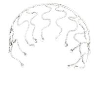 KADSXIYA Snake HeadChain MedusaHeadband Bridal Headband RhinestoneSnake Headband